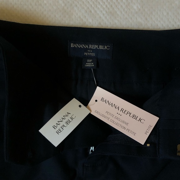 NWT Banana Republic dark navy skirt - Picture 3 of 9